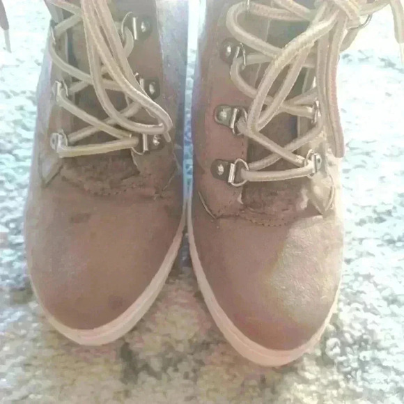 Madden Girl Womens Provo Faux Fur Beige Boot 7 - Picture 5 of 14